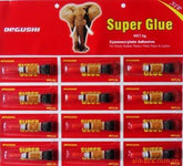 Super glue, instant glue, super glue 3g red packaging